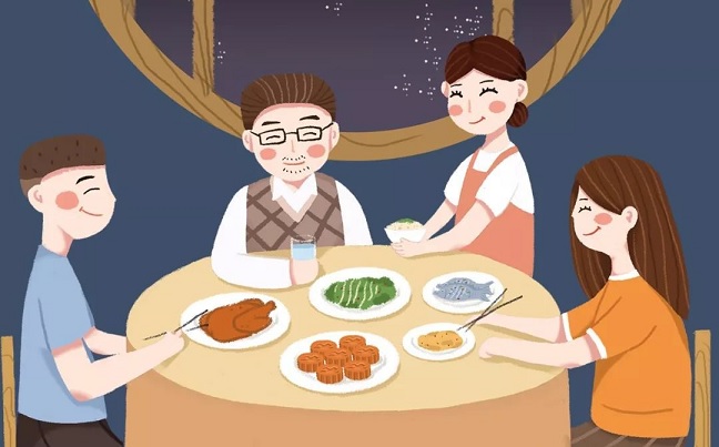一组感人走心的春节文案
